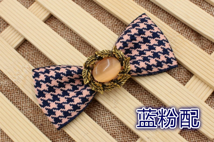 1PCS Bow Tie 2 шт. Мужской Женский Галстук-Бабочка Сплав Брошь со стразами набор носовых платков свадебный бизнес Рождественский галстук платок Карманный квадратный галстук-бабочка - Цвет: 1PCS Bow Tie