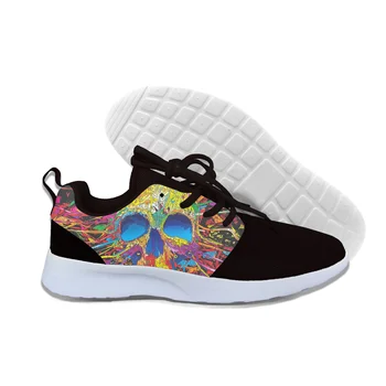 

2019 hot fashion Sugar Skulls 3D casual shoes for men/women high quality Harajuku 3D printing Sugar Skulls Sneakers