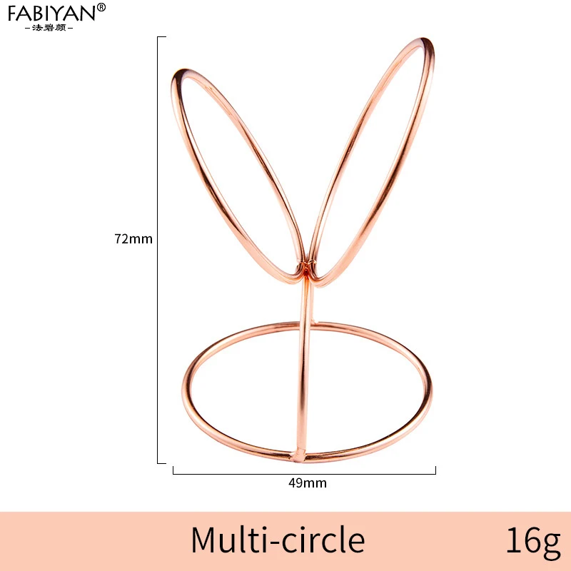 RG multi-circle Держатель для косметики, подставка для блендера, 17 стилей, подставка для хранения, подставка для сушки, губка для макияжа, пустые металлические инструменты, 1 шт - Цвет: RG multi-circle