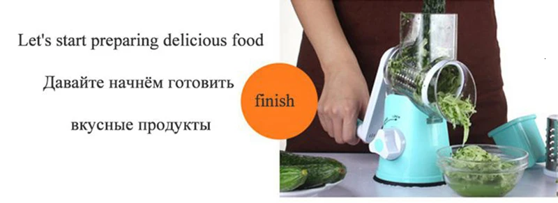 Новое поступление, овощной спиральный измельчитель нож, терка для фруктов, инструменты для приготовления пищи, ручной поворот, Круглый мандолиновый слайсер, кухонный гаджет 5z