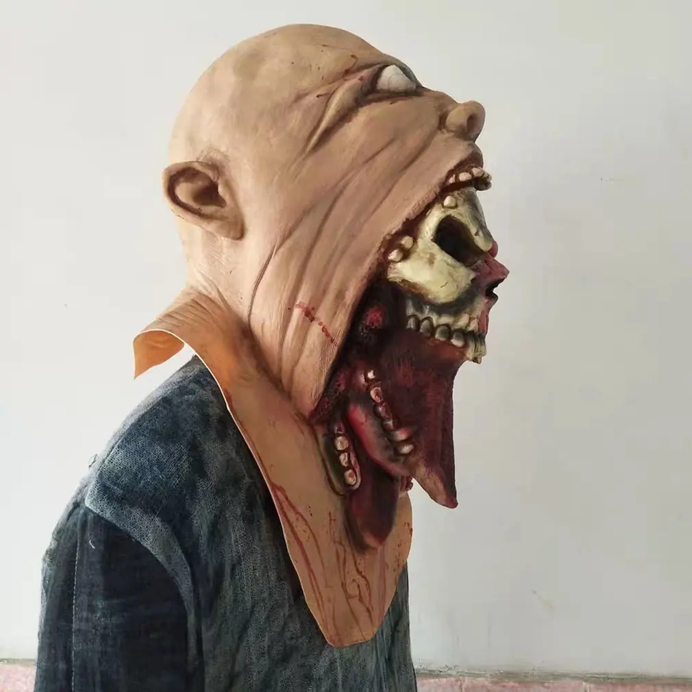 Haunted House Secret Room Escapes Horror Disgusting Npc Mask Halloween Alias Variation Zombie Headgear