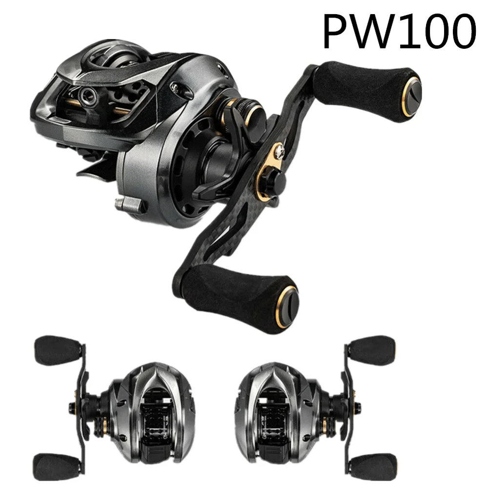 Fishing Reel GH100 GH150 7.2:1 Carp Baitcast Casting PW100 Fishing Reels Long-range Throwing Magnetic Brake Anti-explosive Line Fishing Reel GH100 GH150 7.2:1 Carp Baitcast Casting PW100 Fishing Reels Long-range Throwing Magnetic Brake Anti-explosive Line