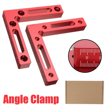 

Woodworking 90 Degree Right Angle Clamp Corner L Type Square Ruler For Woodworking Carpenter Positioning Tool