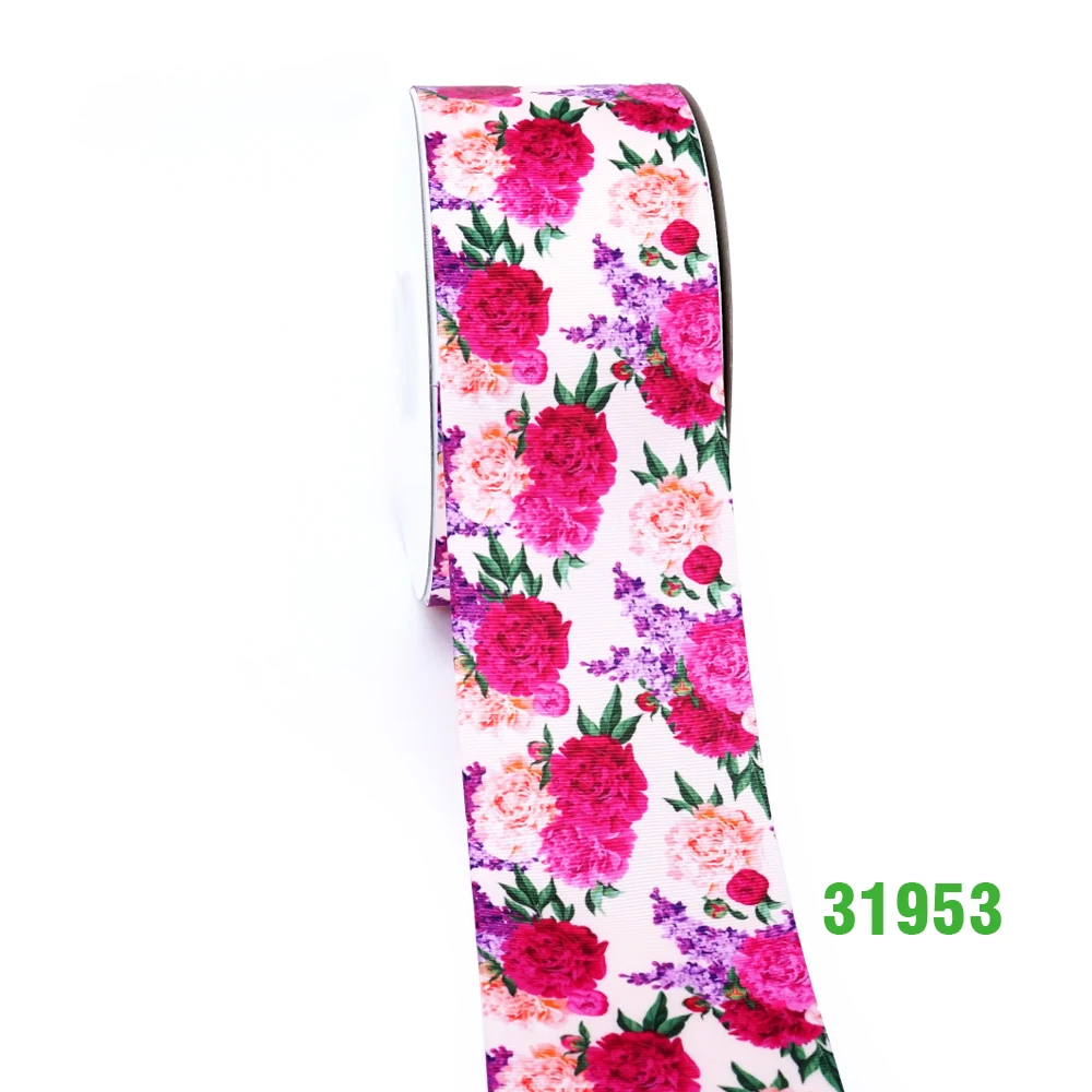 50 ярдов мультфильм напечатанный grosgrain ленты 31936 - Цвет: 31953