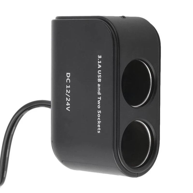 12 V-24 V 3.1A 100W обнаружения для телефона MP3 DVR AccessoriesCar Прикуриватель разъем светодиодный USB Зарядное устройство адаптер