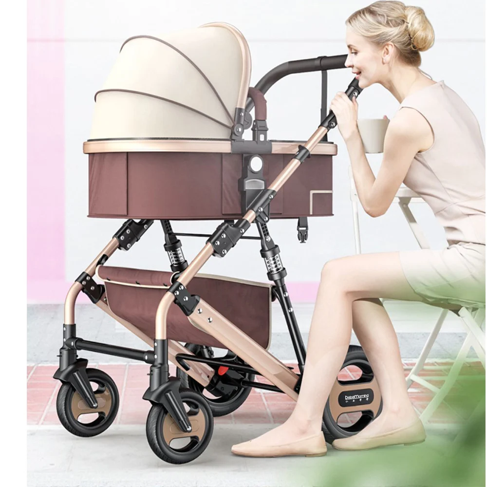  Yoya Foldable high landscape angle adjustable four-wheel damping stroller (Free Shipping in the mos