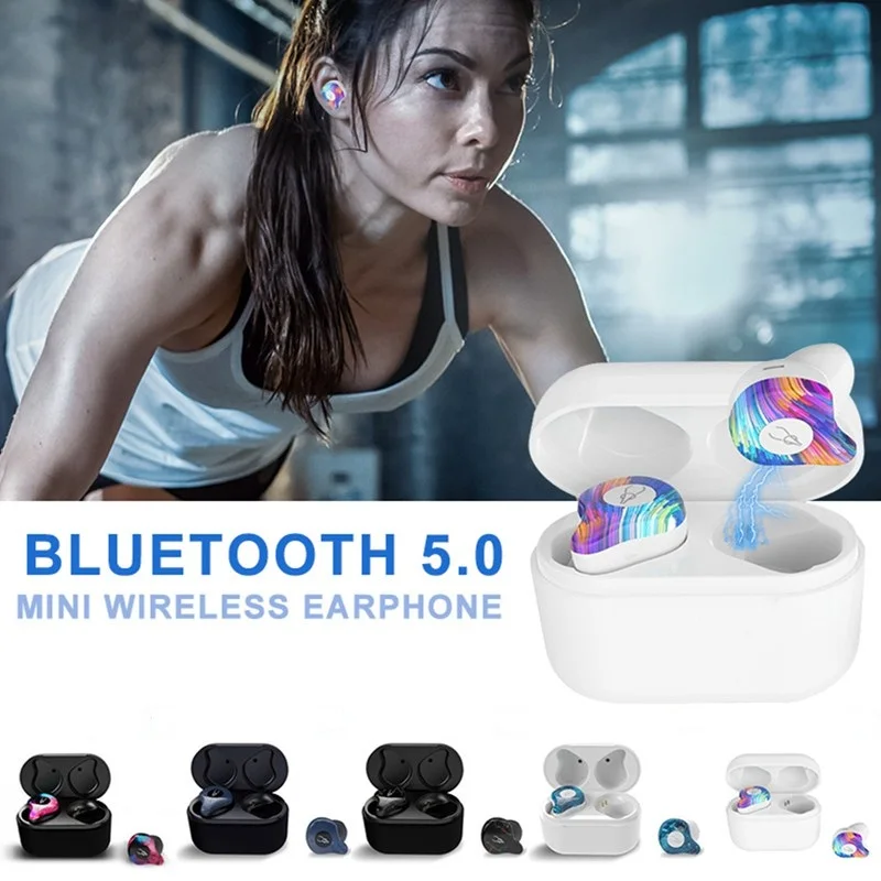 VTIN X12 TWS мини беспроводные Bluetooth наушники Bluetooth 5,0 беспроводные наушники стерео в ухо водонепроницаемые беспроводные вставные наушники