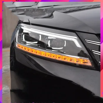 

for Volkswagen new Passat headlight assembly 11-18 modified 16 models with LED daytime running lights Xenon headlights modified