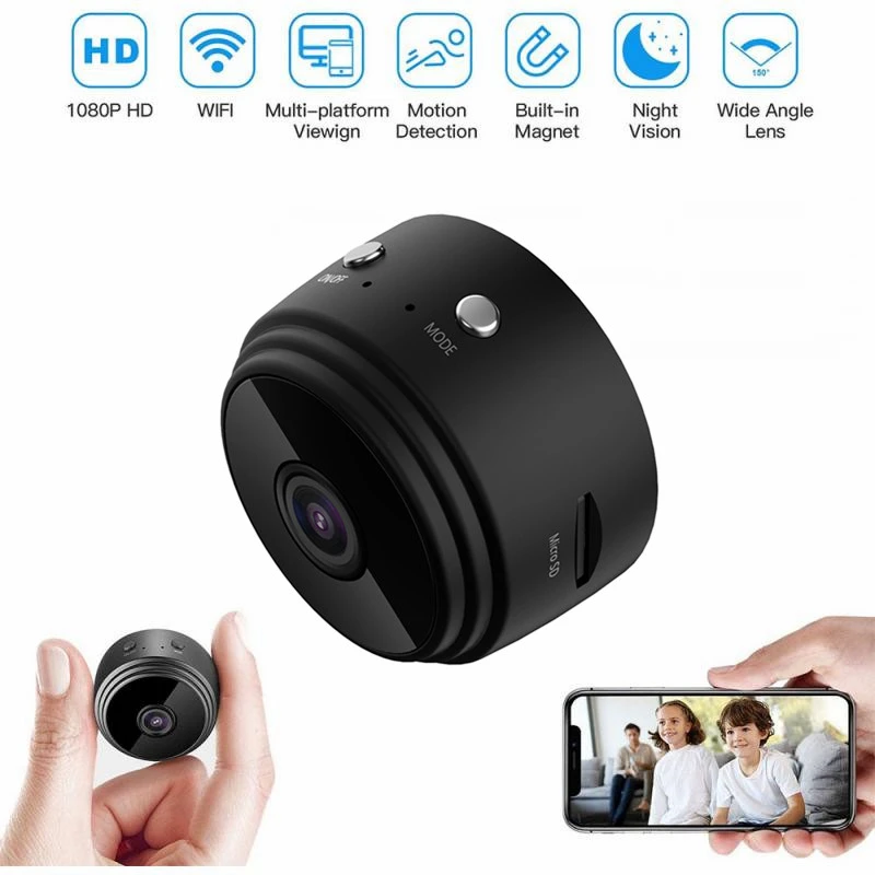 1080P A9 IP Mini Camera Wireless Wifi Security Remote Control Surveillance Night Vision Mobile Detection Recorder Camer hidden surveillance cameras with audio