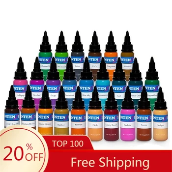 

14 Color Tattoo Ink Set Professinal Tattoo Pigment Microblading Permanent Makeup Tattoo Paint Kit Body Tattoo Art tinta