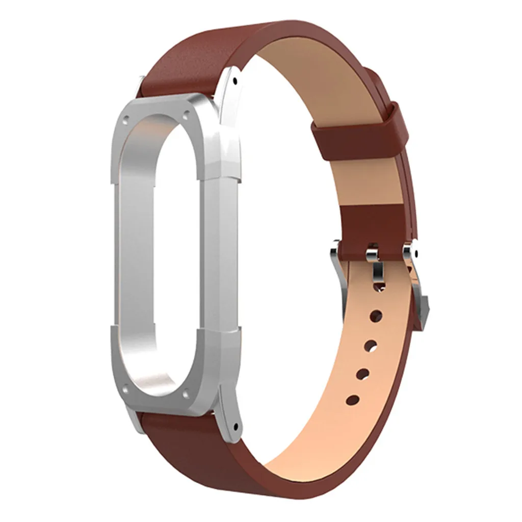 BW Ouhaobin для Xiaomi mi, ремешок, 4 ремешка, кожаный ремешок для Xiaomi mi, 4 браслета, mi Band, 4 браслета, Pulseira 724#2 - Цвет: BW