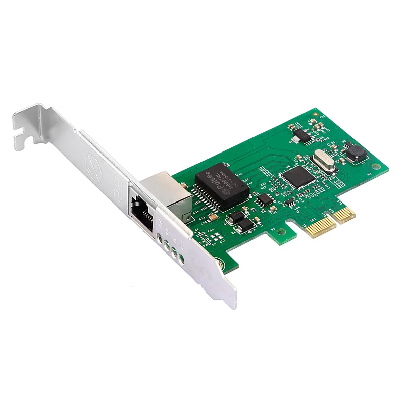 PCI Express плата сетевого контроллера Intel 82574 10/100/1000M RJ-45 бездисковый LAN адаптер конвертер