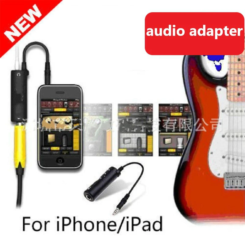 Adaptador de interfaz de Audio, dispositivo de efecto de guitarra para  Apple, adaptador de guitarra para IPhone/Ipad, convertidor de línea de  guitarra| | - AliExpress