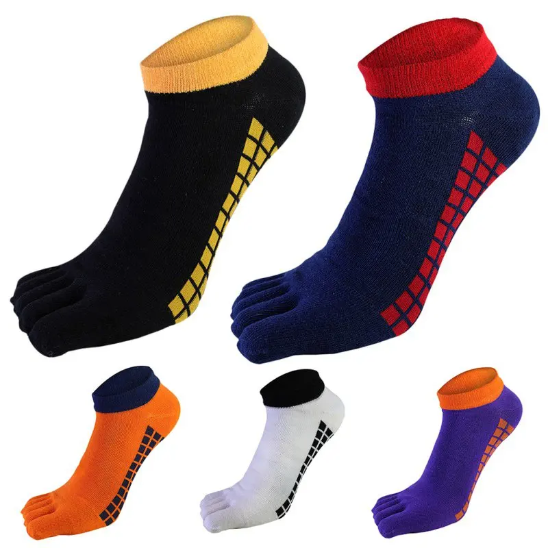 Летние мужские носки хлопчатобумажные носки с пятью пальцами повседневные забавные дышащие эластичные носки
