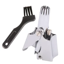 Новинка года KM-108 Ручная стирка вибрисса устройство механический триммер для волос носа бритье и удаление волос D1