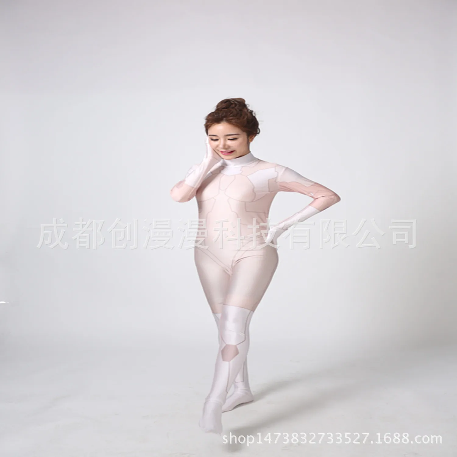 3D цифровая печать призрак in-Motoko косплей костюм колготки «zentai»