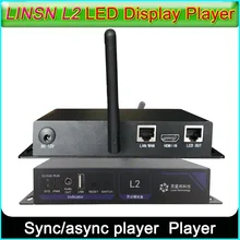 LINSN L2 синхронизация/асинхронный плеер, WiFi/LAN/USB метод полноцветный светодиодный дисплей отправителя