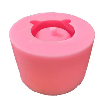 

Smile Expression Flower Pot Silicone Mold for Epoxy Resin Concrete Clay Succulent Planter Candle Holder