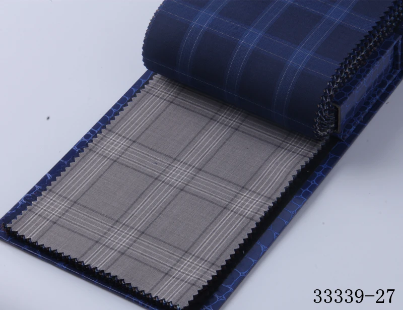 Темно-синий Glen Check мужской костюм s на заказ Slim Fit серый клетчатый свадебный костюм для мужчин костюм в клетку с изображением принца из Америки - Цвет: 33339-27
