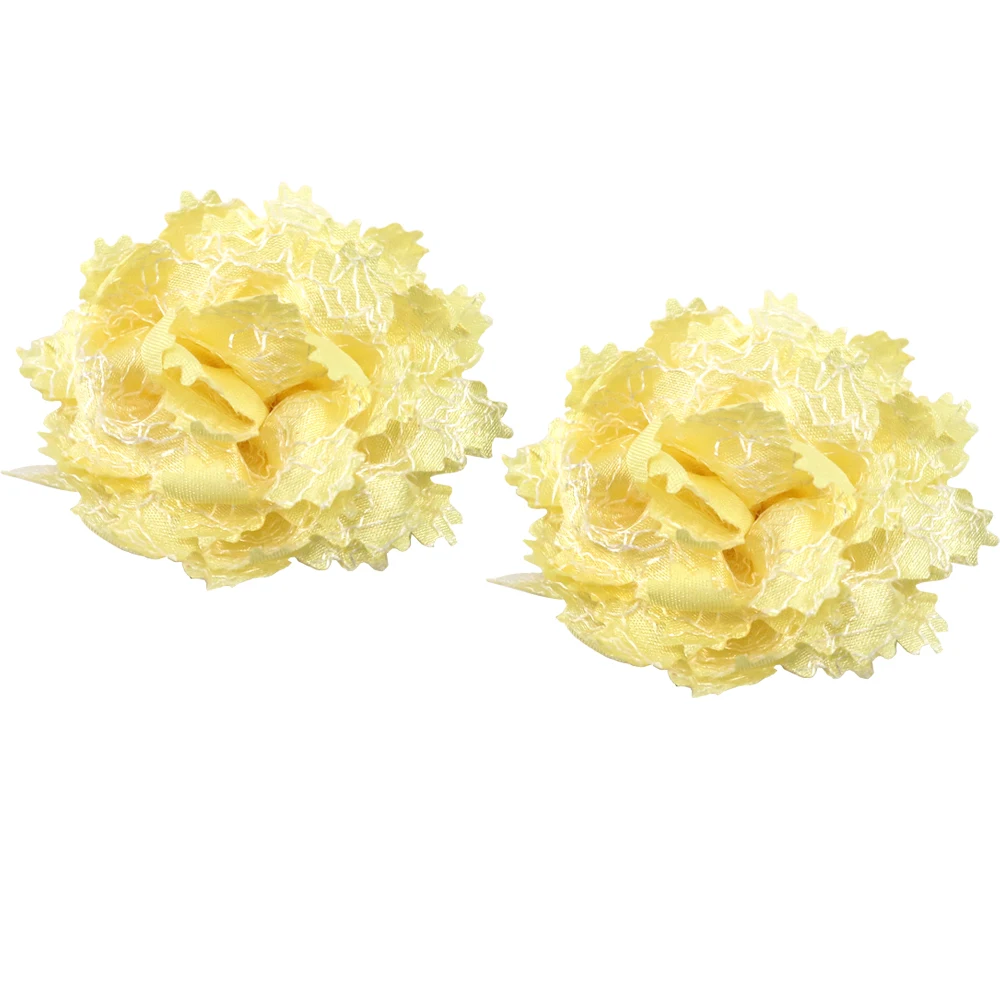 David accessories 25 шт. цветы для детские повязки на голову для волос, заколки для волос аксессуары, сделай сам, Свадебная вечеринка украшения, 25Yc6382 - Цвет: 1012756009