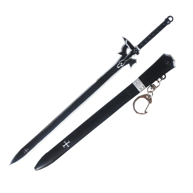 Аниме Sword Art Online Косплей SAO Elucidator темно Repulsor Косплэй оружие Модель меч сумки кулон bjd брелок в подарок