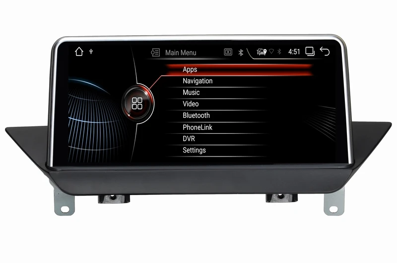 Best 10.25" Six core Android 8.1 Car GPS radio Navigation for BMW X1 E84 2010-2015 with 4G/Wifi DVR OBD 1080P 3