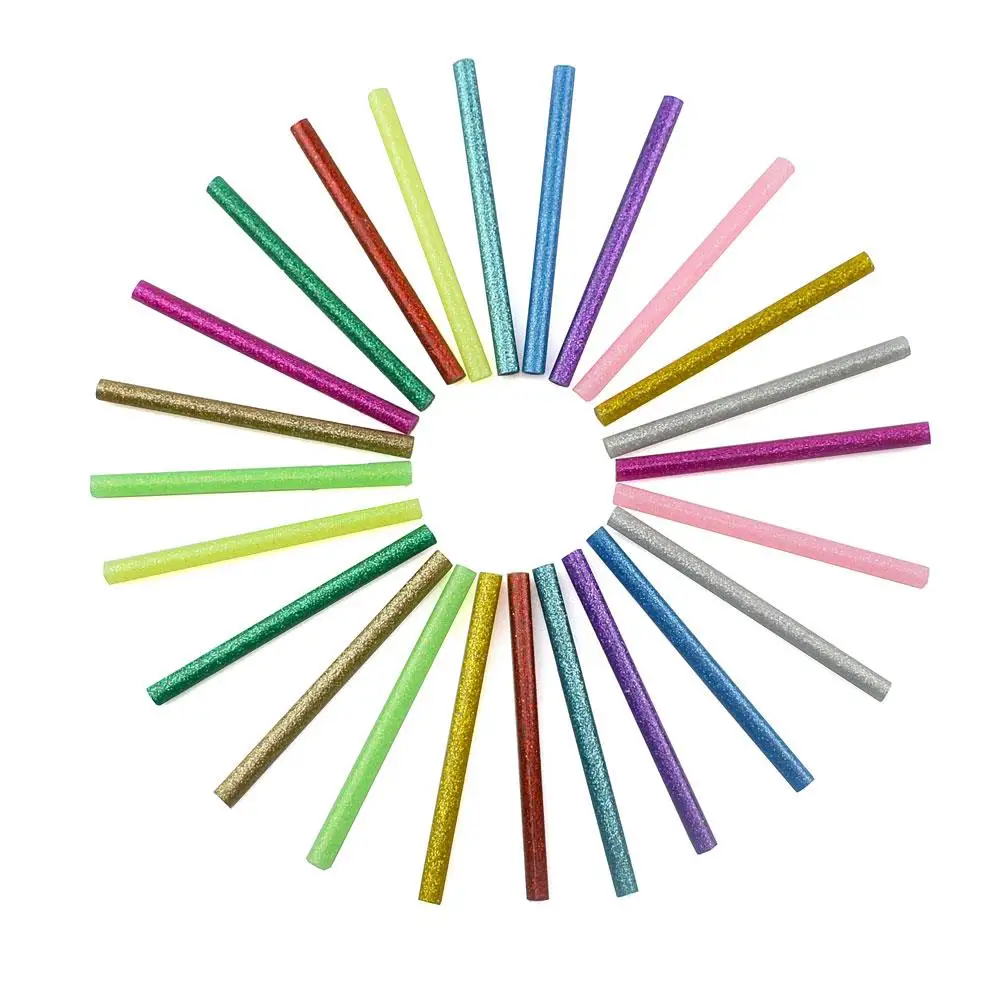 Блестящий клей эва клейкие палочки плавкий термоплавкий практичный пластик