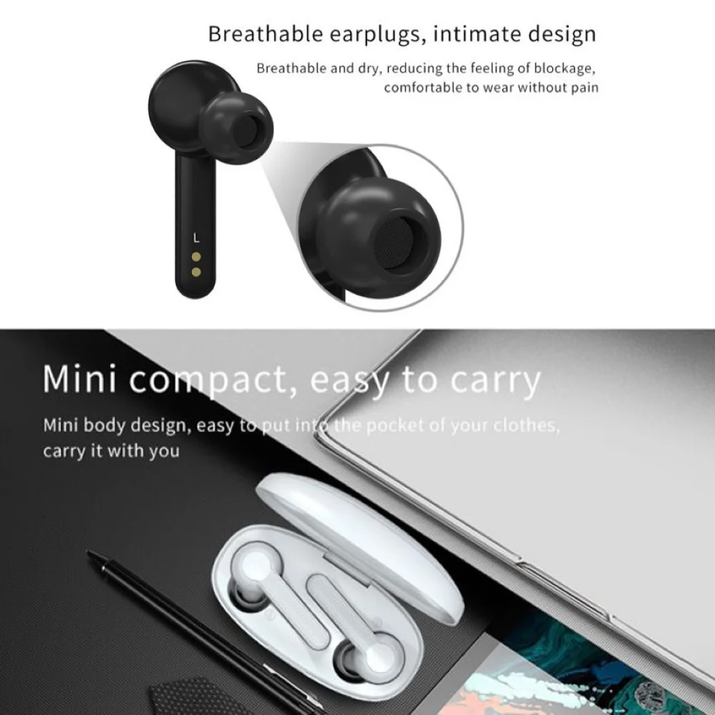 XY 7 TWS Wireless Ergonomic Bluetooth 5 0 Sport Earbuds Earphones Stereo Headset