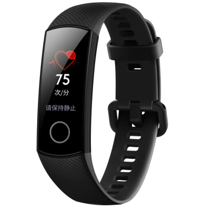 Глобальная версия huawei Honor Band 5 умный Браслет Bluetooth 5,0 AMOLED экран монитор сердечного ритма водонепроницаемые спортивные умные часы - Цвет: Black