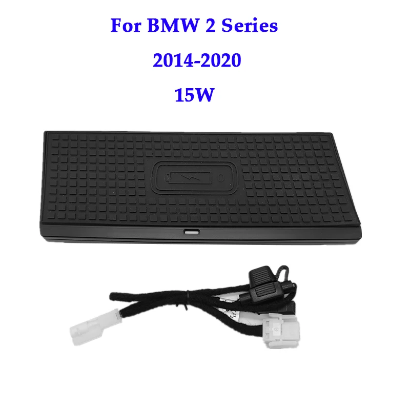 

Wireless Charger For BMW 2 Series 15W Qi fast Charging Phone Holder Plate Active Tourer F45 2014~2020 accessories for iPhone
