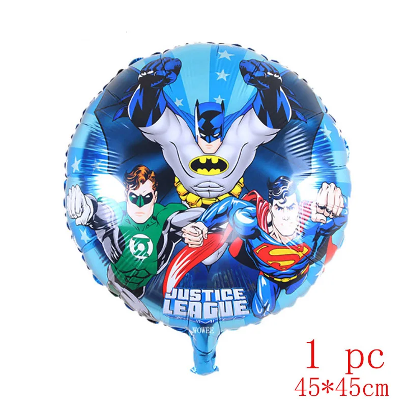 1pc Balloon 1 предмет, украшение для дня рождения Бэтмена, вечерние принадлежности для мальчиков, 108 см* 180 см, скатерть с Бэтменом для дня рождения - Цвет: 1pc Balloon
