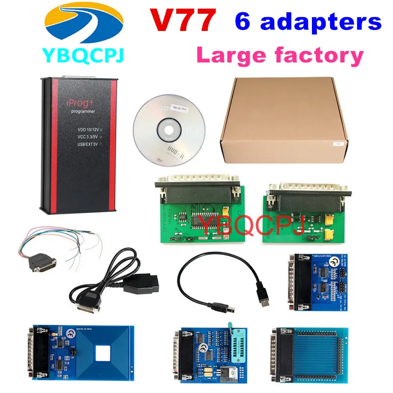 

V77 Newest iPROG+ Iprog Pro Programmer Supports IMMO/Mileage Correction/Airbag Reset Replace Carprog/Digiprog/Tango