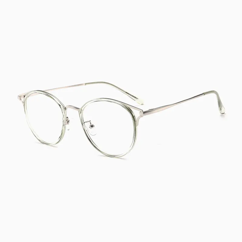 C8 optical glasses Новинка, ретро очки, оправа, женские личностные модели, близорукость, оправа, металл, полный глаз, очки, оправа для женщин, прозрачные линзы, оптические очки - Цвет оправы: C8 optical glasses