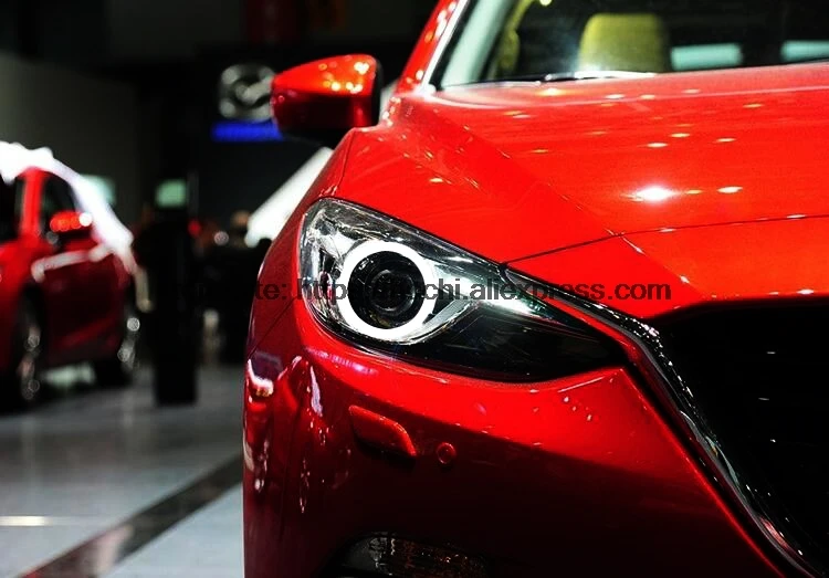 Высокое качество COB Led Light Белый Halo Cob Led angel eyes Кольцо ошибок для mazda 3 2010 2011 2012 2013
