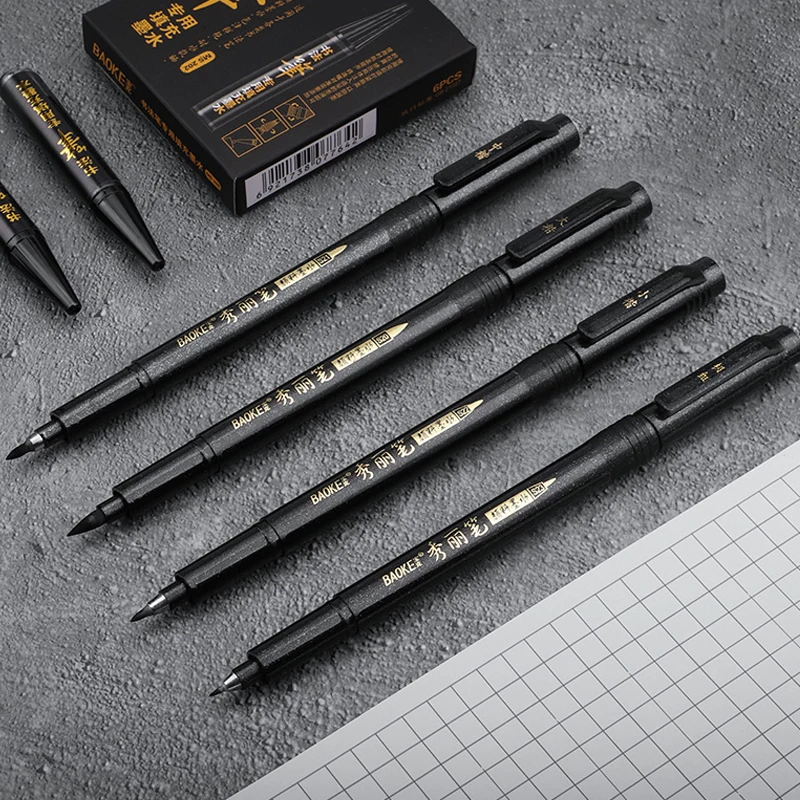 1 3Pcs Calligraphy Pen Hand Lettering Pens Brush Refill Lettering Pens Markers for Writing Drawing Black Ink Art Marker marker pens,pen marker,markers pen,marker pen,art marker pens,art markers,calligraphy brush pens,lettering pens,drawing pen