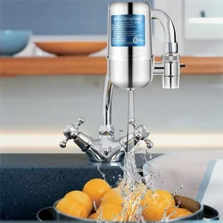 Kitchen Tap Filters Remove Water Contaminants Water Ionizer Household Water Filter Purifier 8-layer Filtration Faucet Adapter