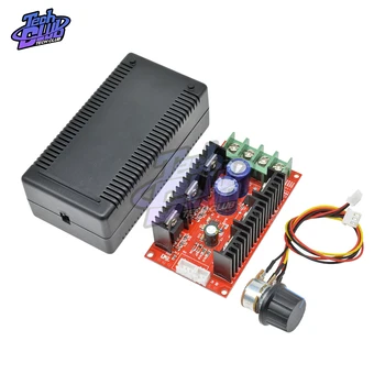 

DC 10V-50V 40A 2000W Max DC Motor Speed Controller PWM HHO RC PWM Regulator Control 12V 24V 48V With Cable Black Case