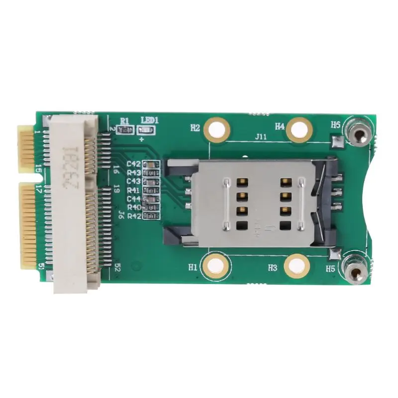 Высококачественный Мини PCI-E адаптер с слотом для sim-карты для 3g/4G WWAN LTE gps карты мини PCI-e адаптер