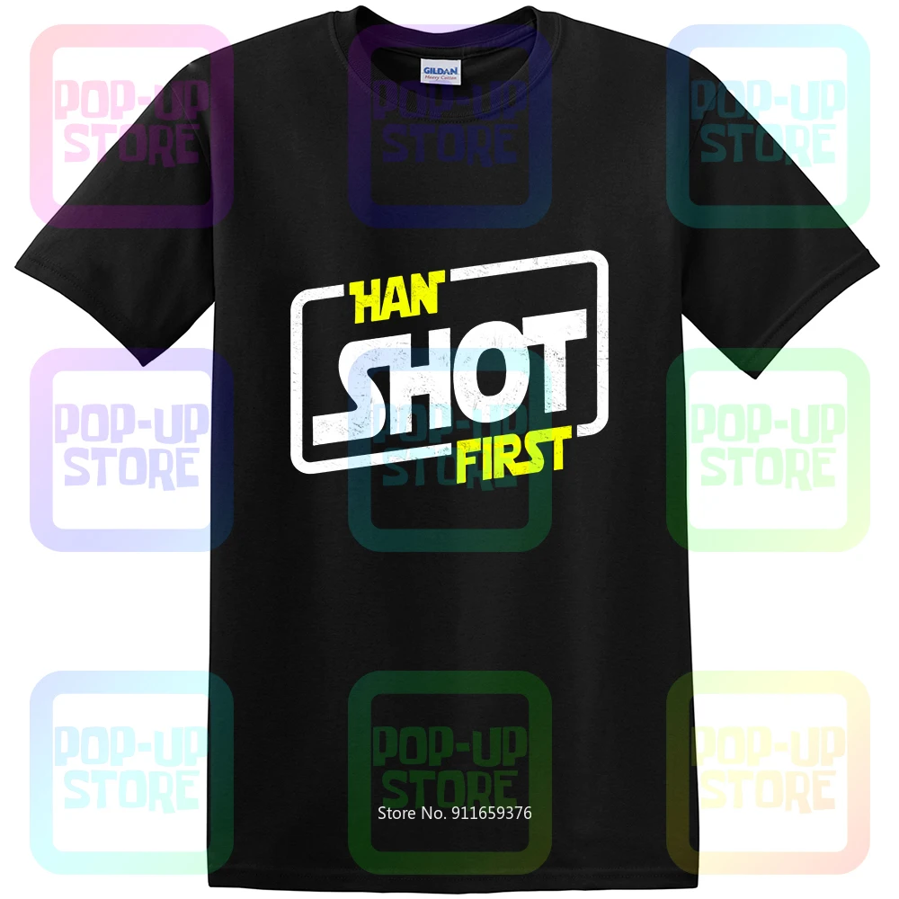 Футболка Han Shot First Solo X с изображением звезды альянца Империума из пяти войн крыла