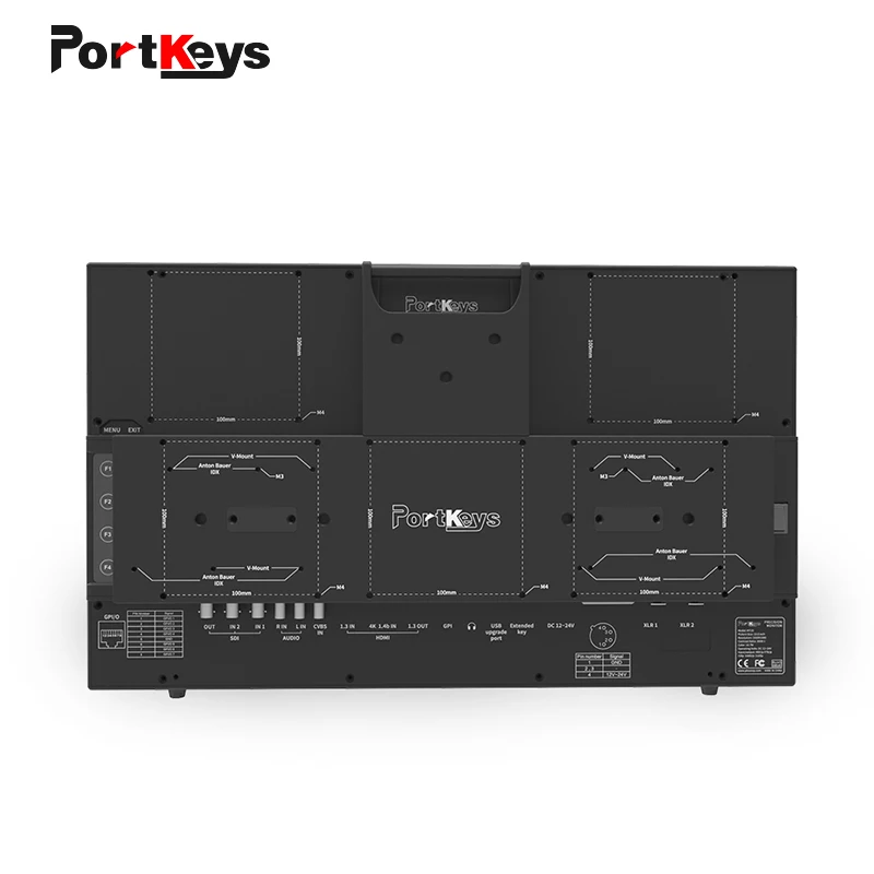 PortKeys MT20 19,5 дюймов HDMI/3G-SDI FHD Разрешение вещания портативный монитор с сложенным Kickstand, черный