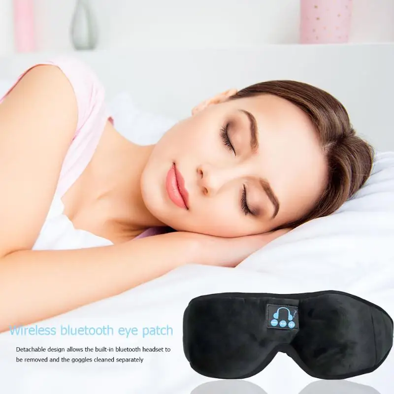 Портативная Bluetooth маска для сна, музыкальная маска для сна