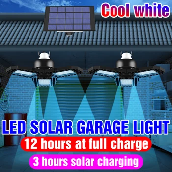

Solar Outdoor Lighting 5V LED Folding Garage Lamp LED Deformation Ceiling Light Bulb LED Solar Wall Lamp 60W 80W Emergency Lamp