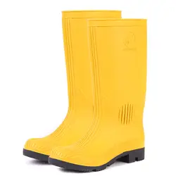 Италия-рабочая безопасная дождевая обувь желтый Гонг kuang xue стальные верхние стальные стельки защитный дождь разбивание для ремонта