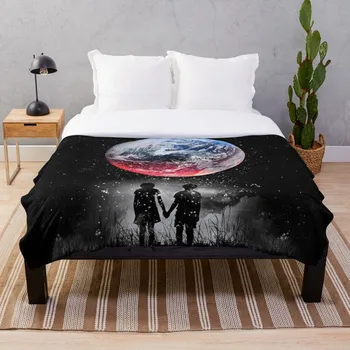 

Until The End Of The World Blanket Wool Flannel Plush Blanket Bedspread For office Sherpa Blanket Couch Quilt Cover Travel