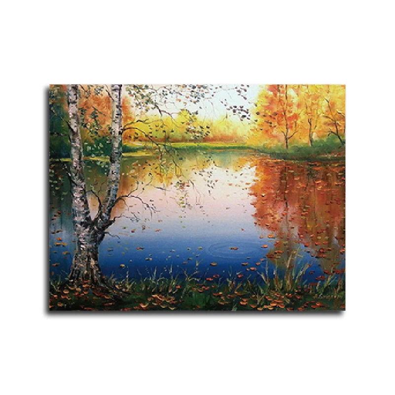 

Reflection in the pool DIY Digital Oil Painting By Numbers Modern Wall Art Canvas Handpaint Unique Gift For Art Wall Home Decor