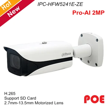 

Dahua Pro-AI IPC-HFW5241E-ZE 2MP Security Camera H.265 2.7 mm-13.5 Variable lens Support SD Card 256g and POE IP Camera