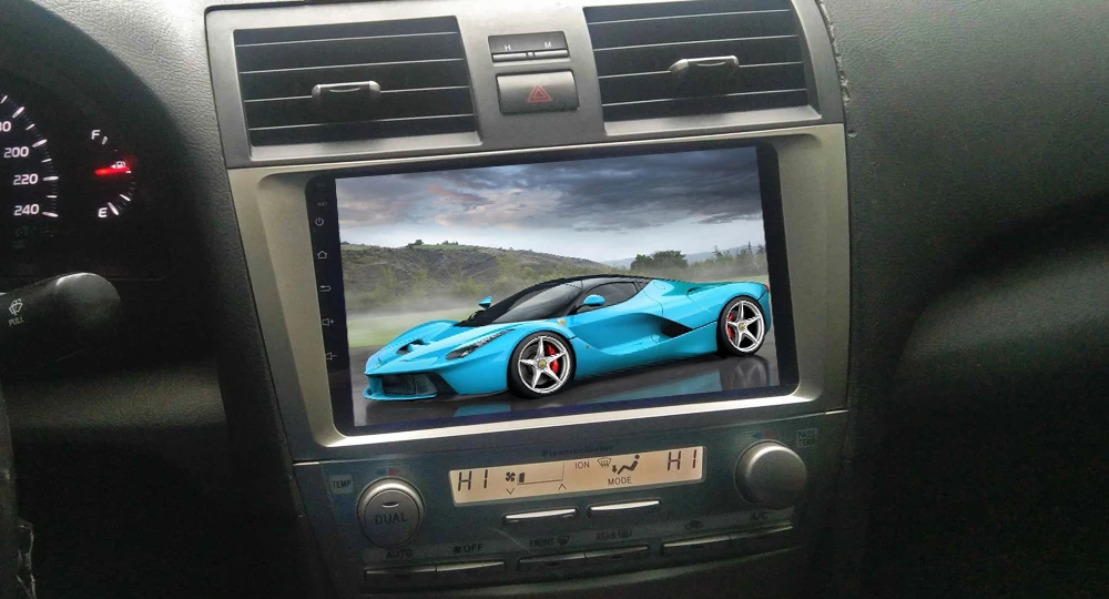 Sinosmart Android 8,1 2Din ips/QLED 2.5D экран автомобильный gps радио навигационный плеер для Toyota Camry Американская версия 2006