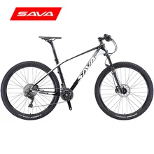 SAVA горный велосипед mtb 27,5 ''карбоновый mtb велосипед карбоновая рама горный велосипед mtb карбоновый с SHIMANO DEORE XT и MANITOU воздушной вилкой