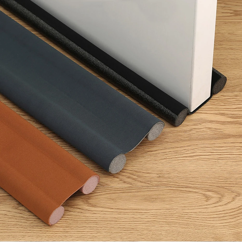 Door Bottoom Seal Strip Flexible Wind Noise Reduction Stopper Under Door Sealing Blocker Door Weatherstrip Pest Control