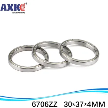 

50pcs free shipping The high quality of ultra-thin deep groove ball bearings 61706ZZ 6706 6706Z 6706ZZ 6706-2RS 30*37*4 mm